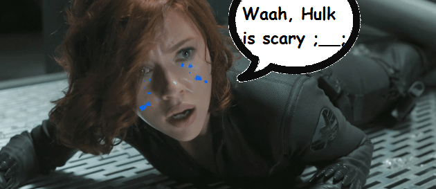 Artist's rendition of Black Widow's character arc.